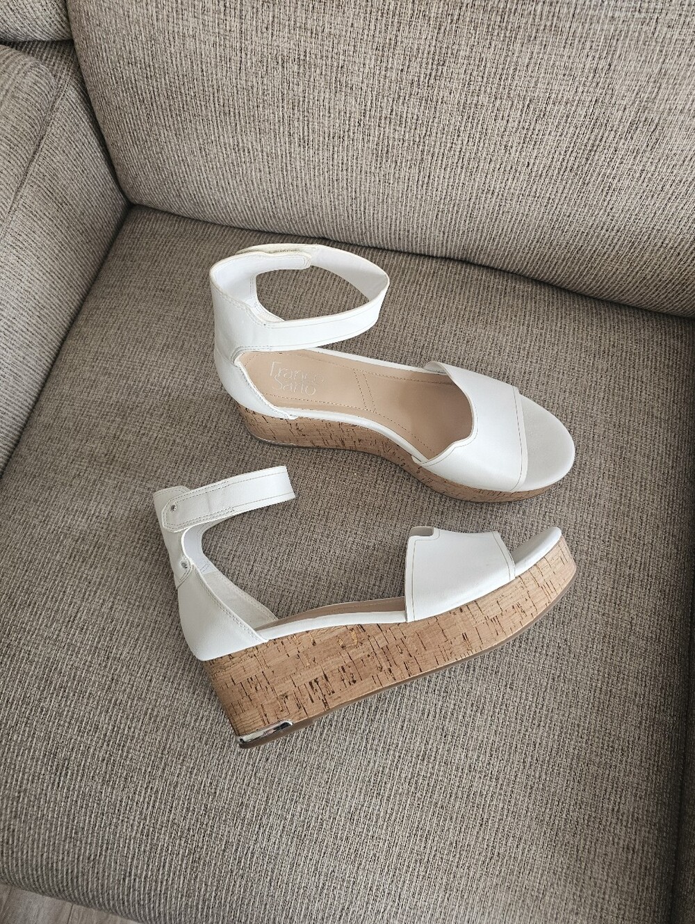 Franco Sarto Women's Perfetto Cork Wedge Sandal - Picture 2 of 7